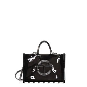 NWT- Melissa x Telfar Large Jelly Shopper - Clear Black